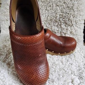 Rust Red Dansko Clogs